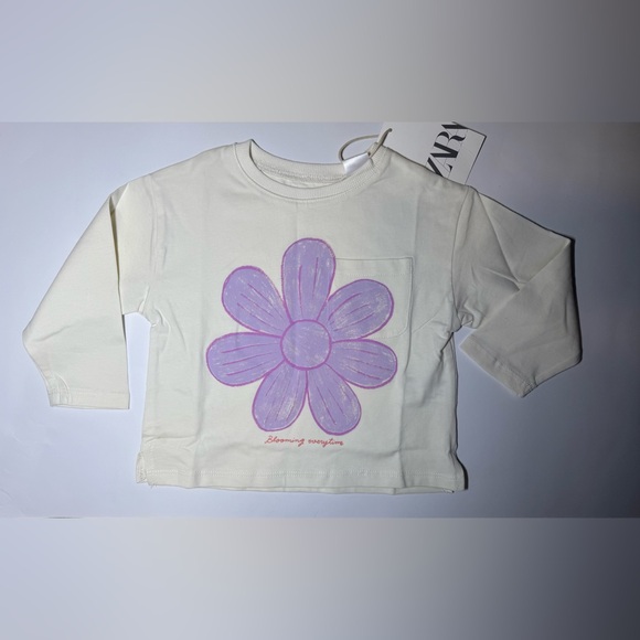 Zara Girl 3Shirts & 3Tights Footed Pantyhose Leggings, pre-owned, Bundle 6 items - Picture 2 of 12